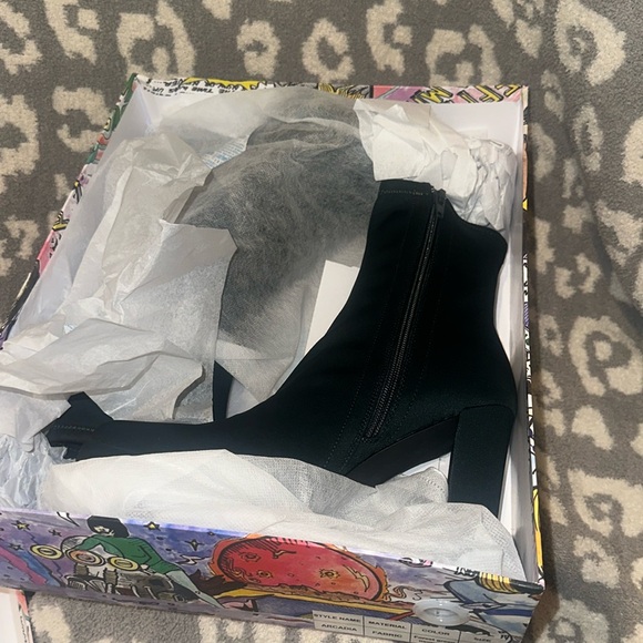 Jeffrey Campbell Arcadia Forest Green Neoprene Booties New 🆕 & Never Worn 😍 - Picture 9 of 17